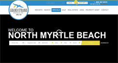Desktop Screenshot of northmyrtlebeach.com